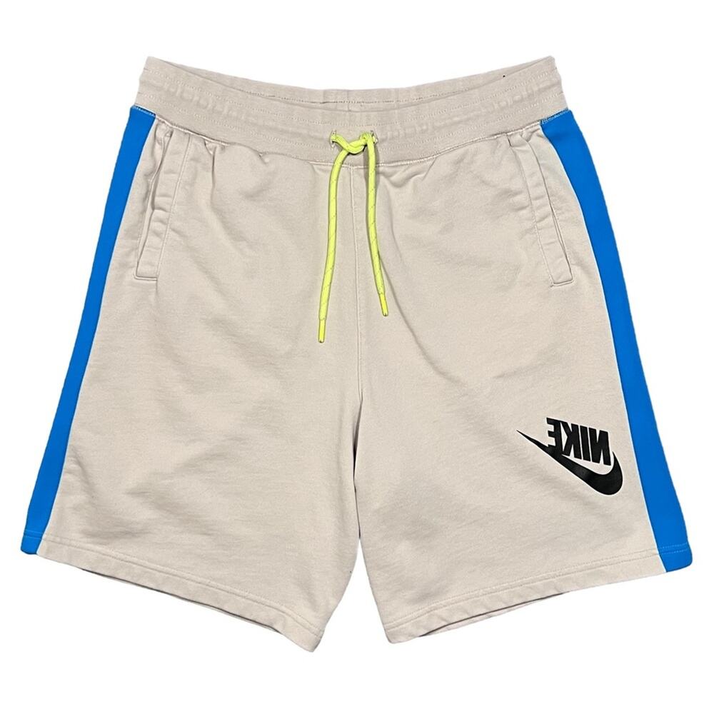 Nike NSW Festival French Terry Shorts 8” String Laser Blue Mens Medium